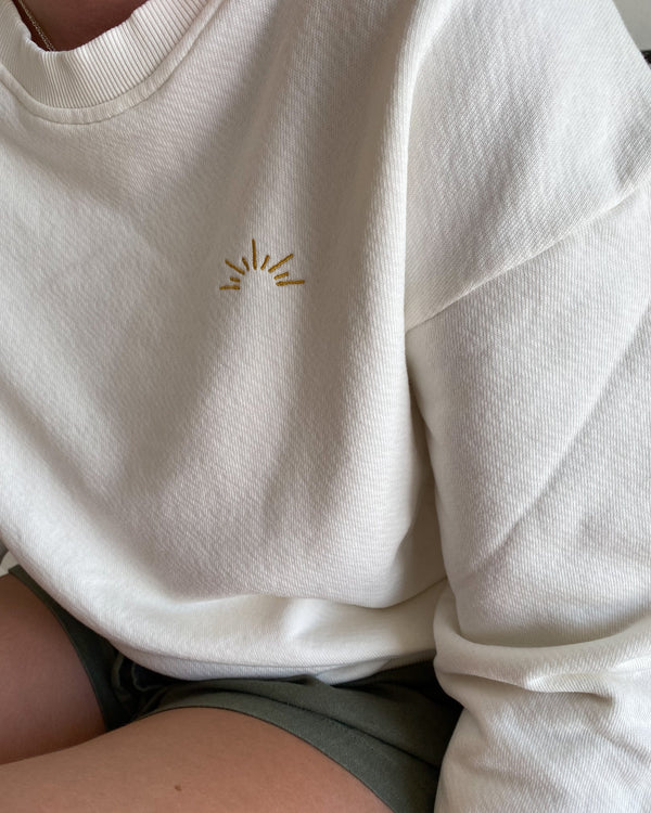 The July Sweatshirt, sustainably and ethically made from 100% GOTS certified organic cotton