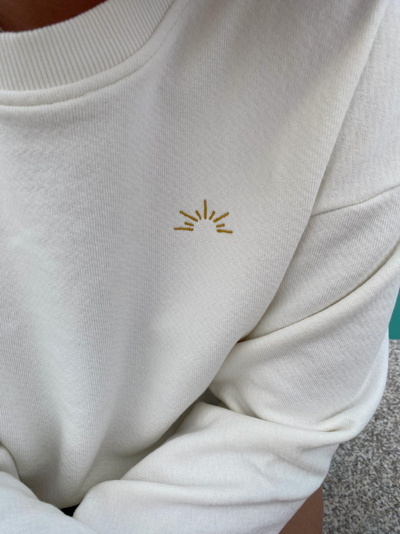 The July Sweatshirt, sustainably and ethically made from 100% GOTS certified organic cotton