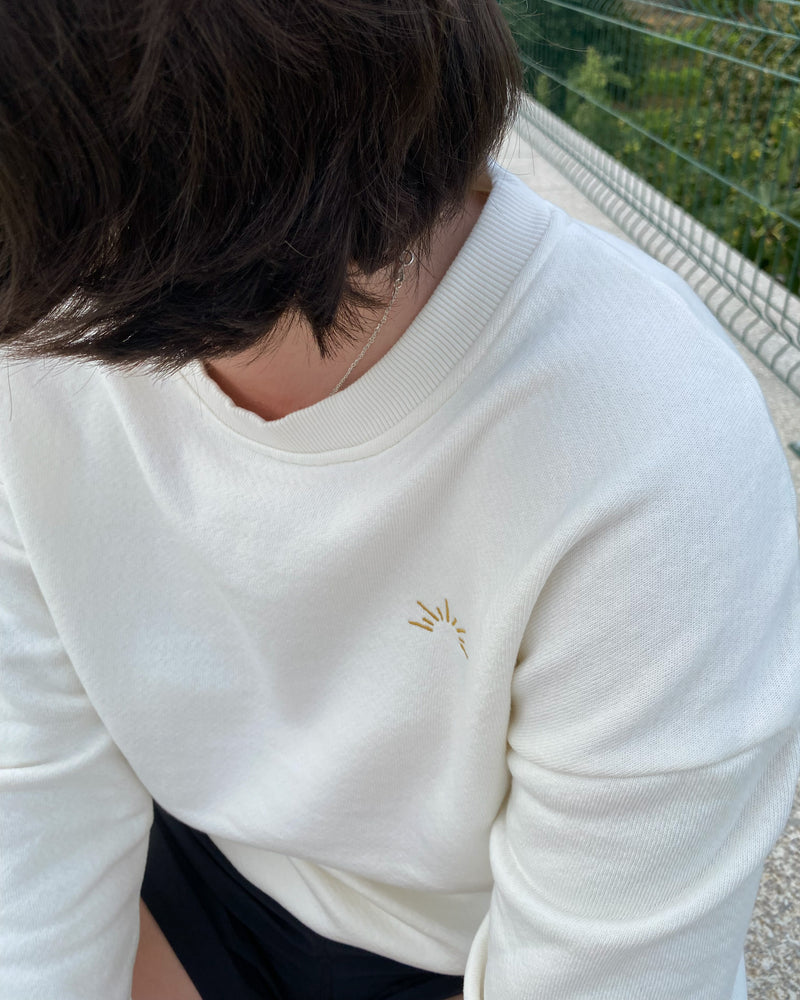 The July Sweatshirt, sustainably and ethically made from 100% GOTS certified organic cotton